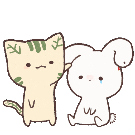 chimera_abyss giphyupload cat kawaii rabbit Sticker