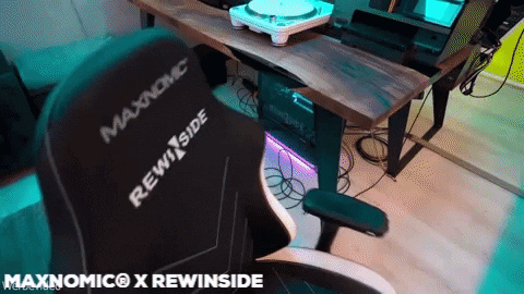 MAXNOMIC giphygifmaker gaming chair maxnomic needforseat GIF