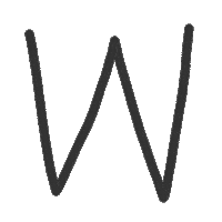 W Sticker