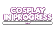 Cosplitaly work cosplay progress wip Sticker