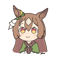 gubuos anime uma musume horse girl tounge Sticker