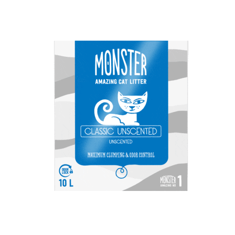 Monster Cat Litter Sticker by Tree of Pets