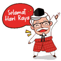 Hari Raya Kepci Sticker by KFC Malaysia