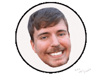 Mr Beast Sticker by Marcel Katz Dalí / The Art Plug