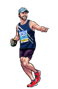 Nyc Marathon Running Sticker by eBibs