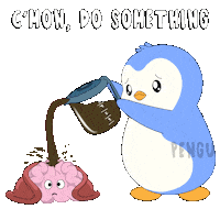 Good Morning Coffee Sticker by Pudgy Penguins