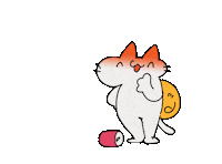Angry Cat Sticker