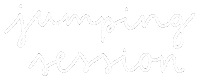 Show Jumping Calligraphy Sticker