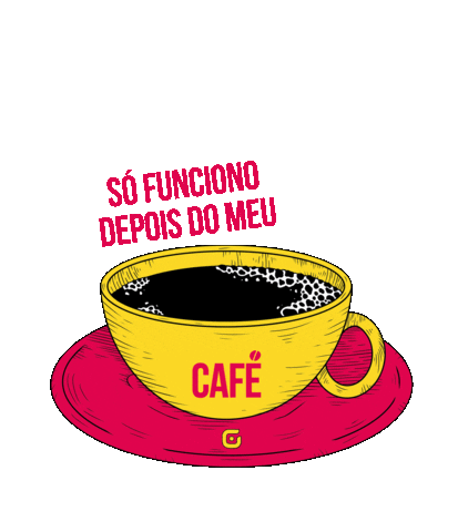 Cafe Sticker by Guerra Propaganda