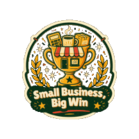 Small Business Win Sticker by Jennifer Greenhill