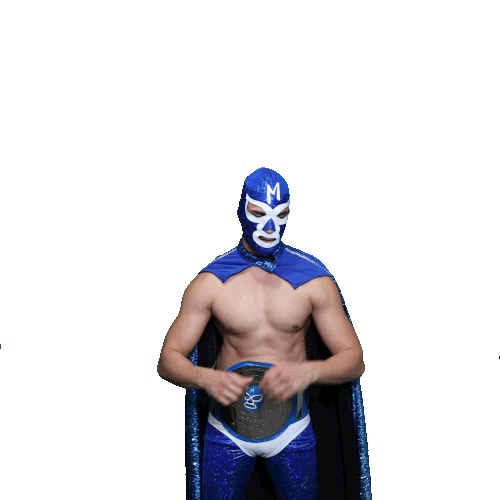 maskadorestacoshopaz wrestling wrestler lucha lucha libre Sticker