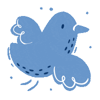 bird fly Sticker
