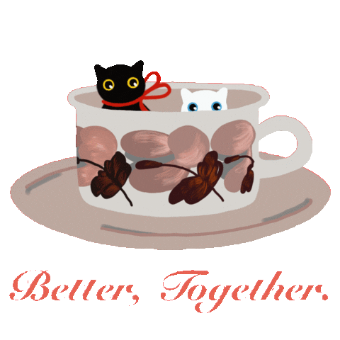 I Love You Cats Sticker