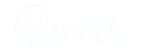 Dinner 晚餐 Sticker