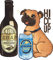 New York Beer Sticker by Izakaya Juraku