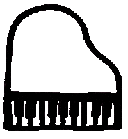 colorinmypiano piano pianist piano player colorinmypiano Sticker