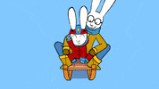 Happy New Year Celebration GIF by Simon Super Rabbit