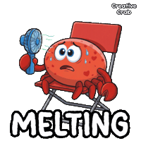 Melting Stay Cool Sticker by VeeFriends