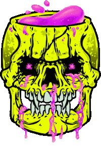 Creepy Cute Laugh Sticker