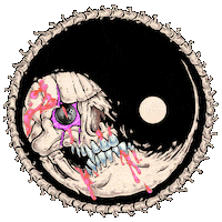Yin Yang Art Sticker