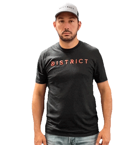 districtnhv lets go lfg look here get pumped Sticker