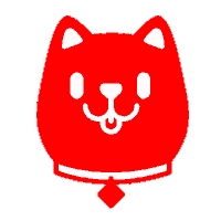 Happy Dog Sticker by Enrique R. Design