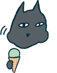 Cat Eat Sticker