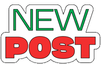 New Post Sticker