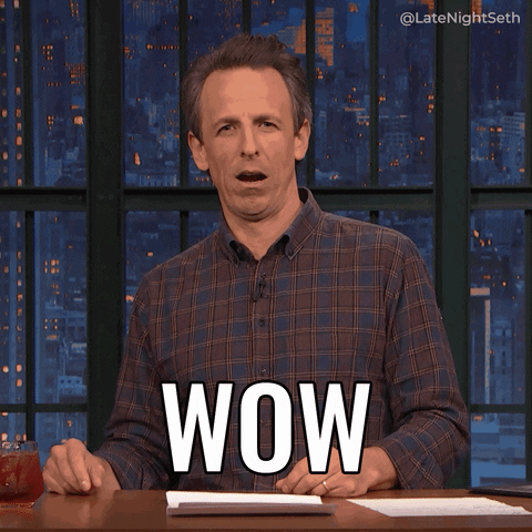 Oh My God Wow GIF by Late Night with Seth Meyers