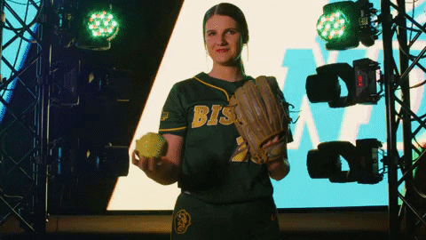 Softball Bison GIF by NDSU Athletics