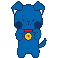 Kansas Jayhawks Love Sticker by University of Kansas