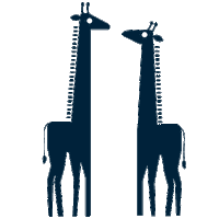 Giraffes Eglc Sticker by ABRE