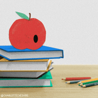 School Read GIF by Charlotte Cheshire