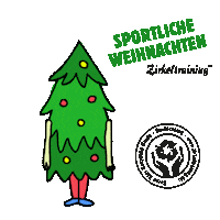 Upcycling Christmas Tree Sticker by Zirkeltraining® - Bernd Dörr Recycling Goods