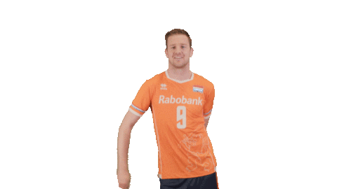 Dance Volleyball Sticker by Nevobo