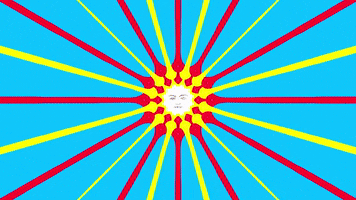Blaga animation trippy psychedelic sun GIF