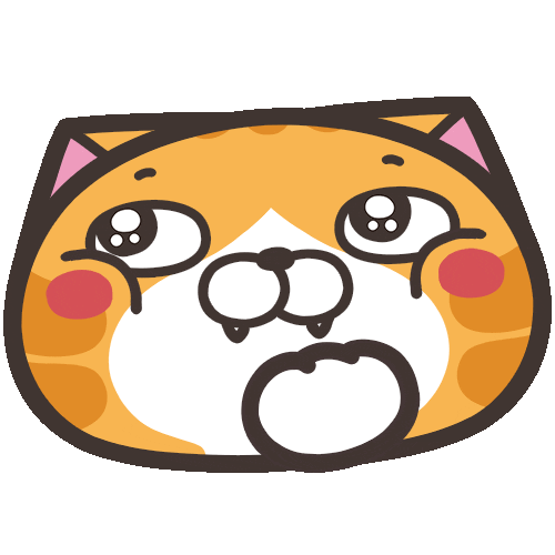 Happy Cat Sticker by MochiDad