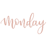 Days Of The Week Pink Sticker