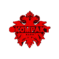 kompaktfm dance party logo 90s Sticker