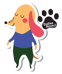 Dog Love Sticker by Dolina Noteci