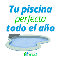 disfrutatucasachile piscina jardin disfrutatucasa ventanales Sticker
