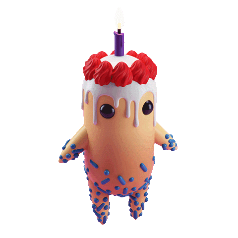 Happy Red White And Blue Sticker