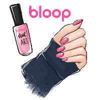Nail Polish Sticker by Bloop Australia