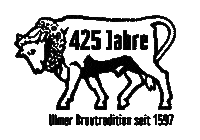 goldochsen party bier feiern jubiläum Sticker