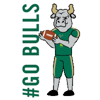 Football Bulls Sticker by University of South Florida