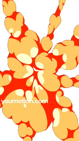 Animation Fire Sticker by youmotion.com