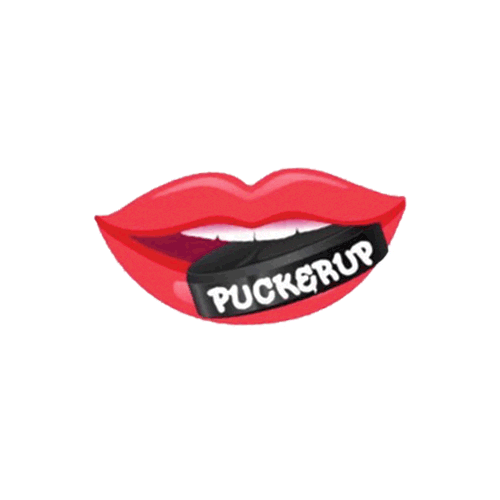 puckerupsports hockey women ice hockey girl power Sticker