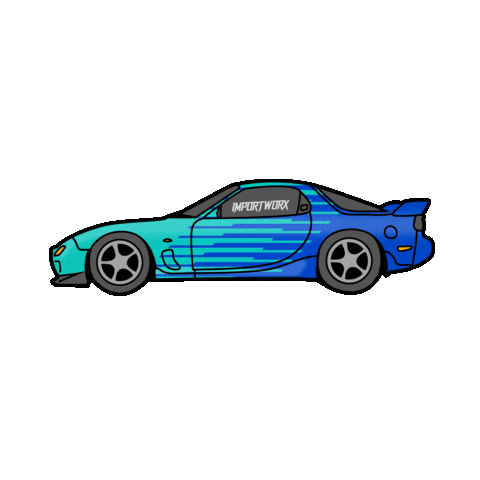 Initial D Cars Sticker by ImportWorx