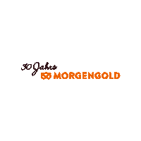 30 Jahre Morgengold Sticker by Morgengold Frühstücksdienste