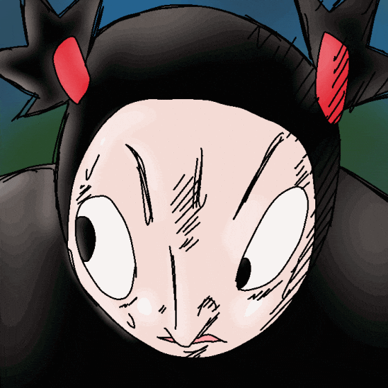 Suspicious Eye GIF by official_pucca